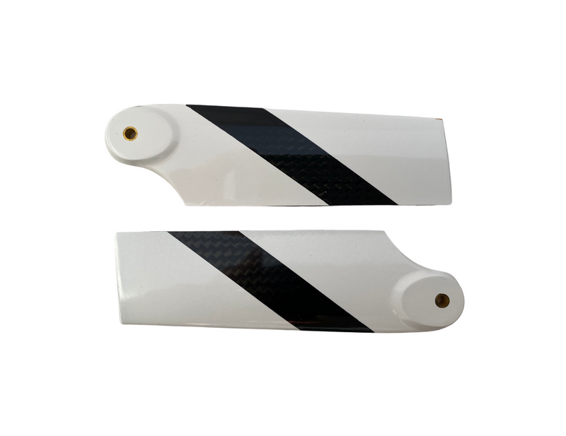 92mm Carbon fibre tail blade black