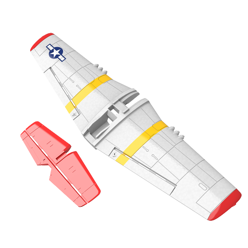 EXHOBBY P-51D Main wing and tail