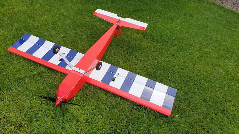 OMPHOBBY Challenger 59” Balsa Airplane Electric
