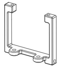 OMPHOBBY M4 Helicopter Square Frame Brace（Silver）OSHM4019S