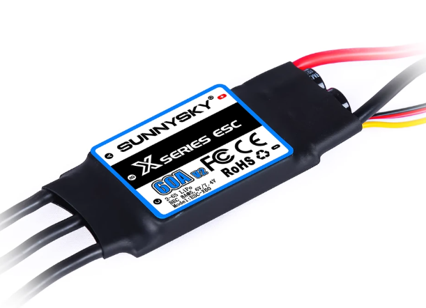 Sunnysky ESC X60A 2-6s Lipo SBEC (NEW lighter smaller)