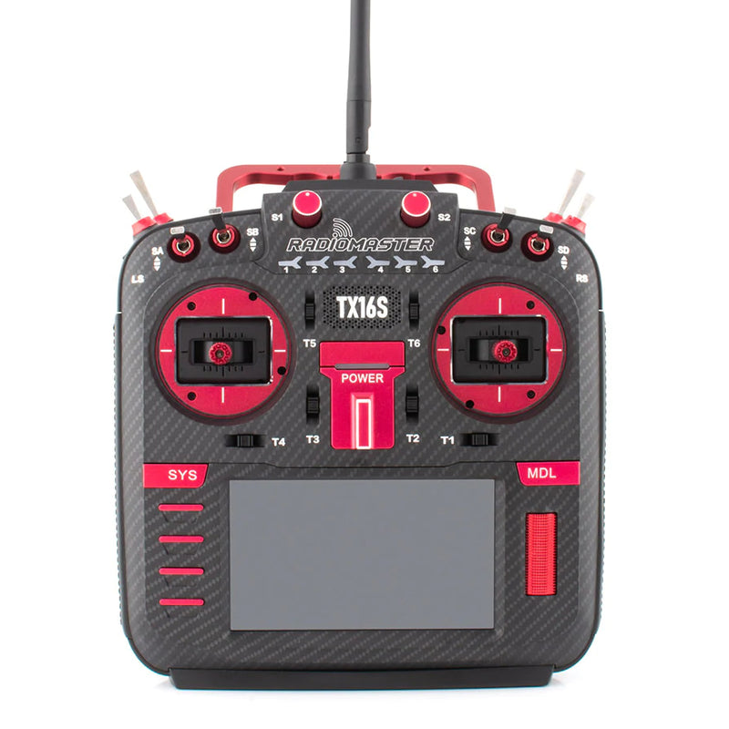 RADIOMASTER TX16S MKII MAX HALL V4.0 Radio Controller (Red)