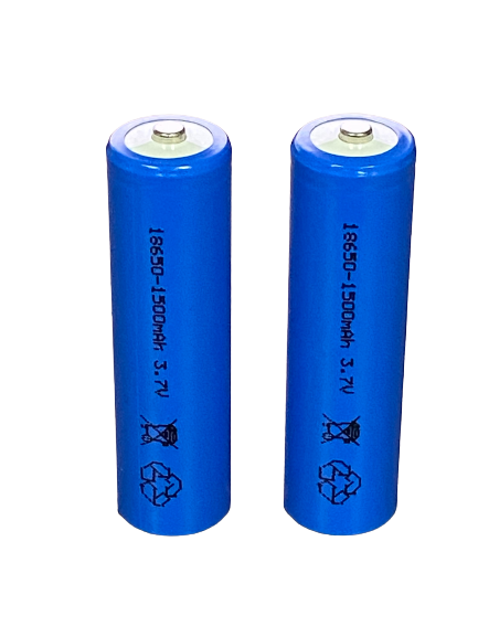 2 x 18650 Button Top LiIon 1500mAh Batteries for G171, G173, G174 RC OMPHobby RC Cars