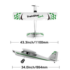 TrainStar Epoch 1.1M Wingspan with Brushless motor