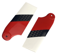 62mm Carbon fibre tail blade Red