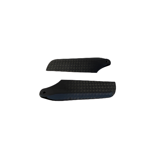 65mm Carbon fibre tail blade black