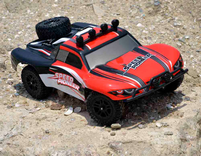 Off Road RC Car Red, Kids Christmas Gift, USB Charge, Radio Control Car