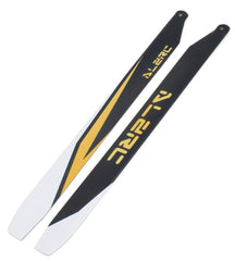 ALZRC - Carbon Fibre Blades - 700mm - 3D - Gold