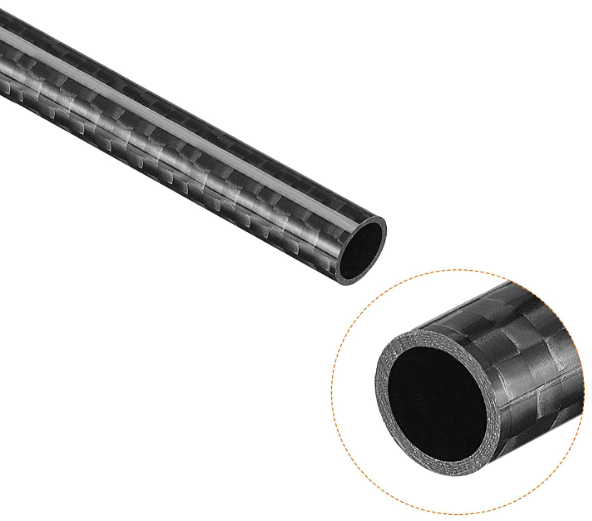Carbon Fiber Tube OD 30 32 33 34 35 36 38 40mm X L500mm Roll Wrapped 1-2pcs 3K E - Foto 9