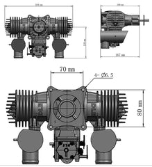 DLE 130cc Engine