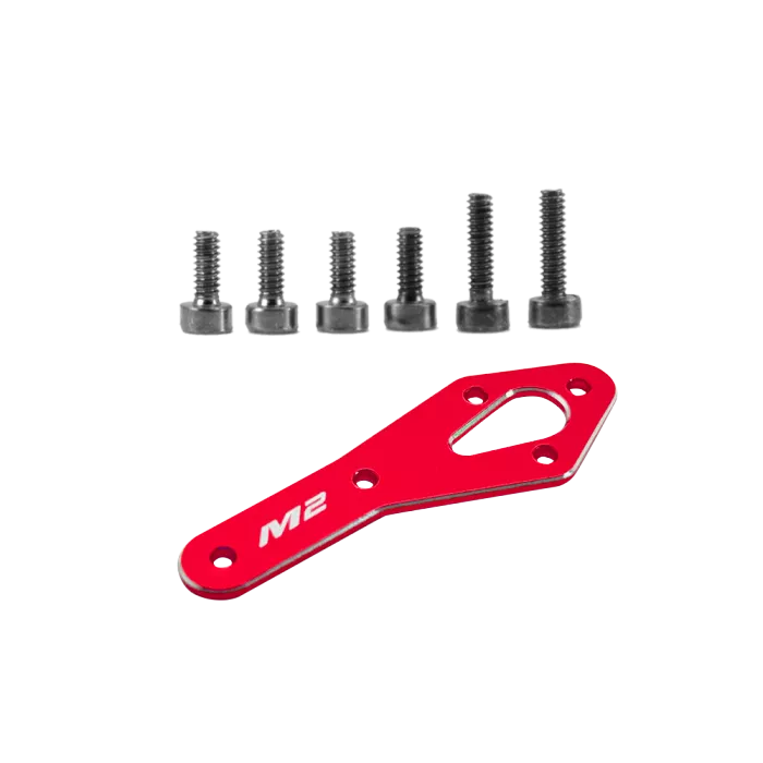 OMPHOBBY M2 EVO Tail Motor Reinforcement Plate (Red) OSHM2318R