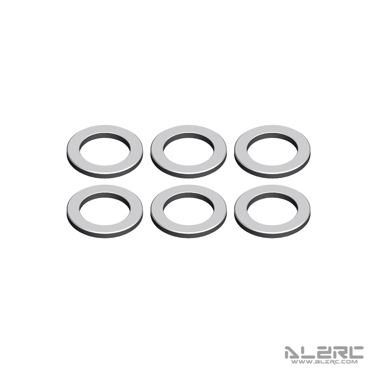 Stainless Steel Washer - 10x15x1.5mm x 6 - T7SW-10015015