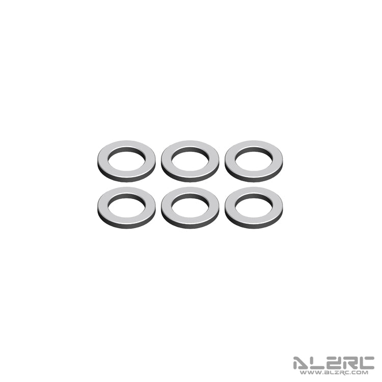 Stainless Steel Washer - 5x7.8x1mm x 6 - T7SW-507810